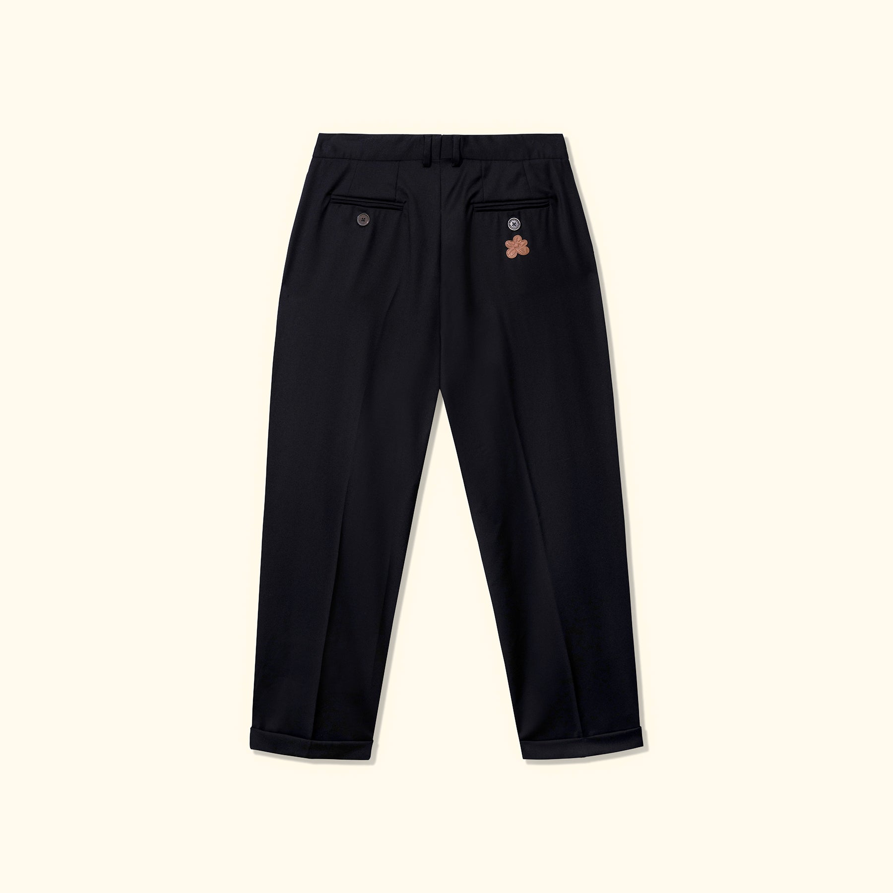 パンツ Golf le Fleur Black pants Double Pleated Trousers Black – GOLF le FLEUR*
