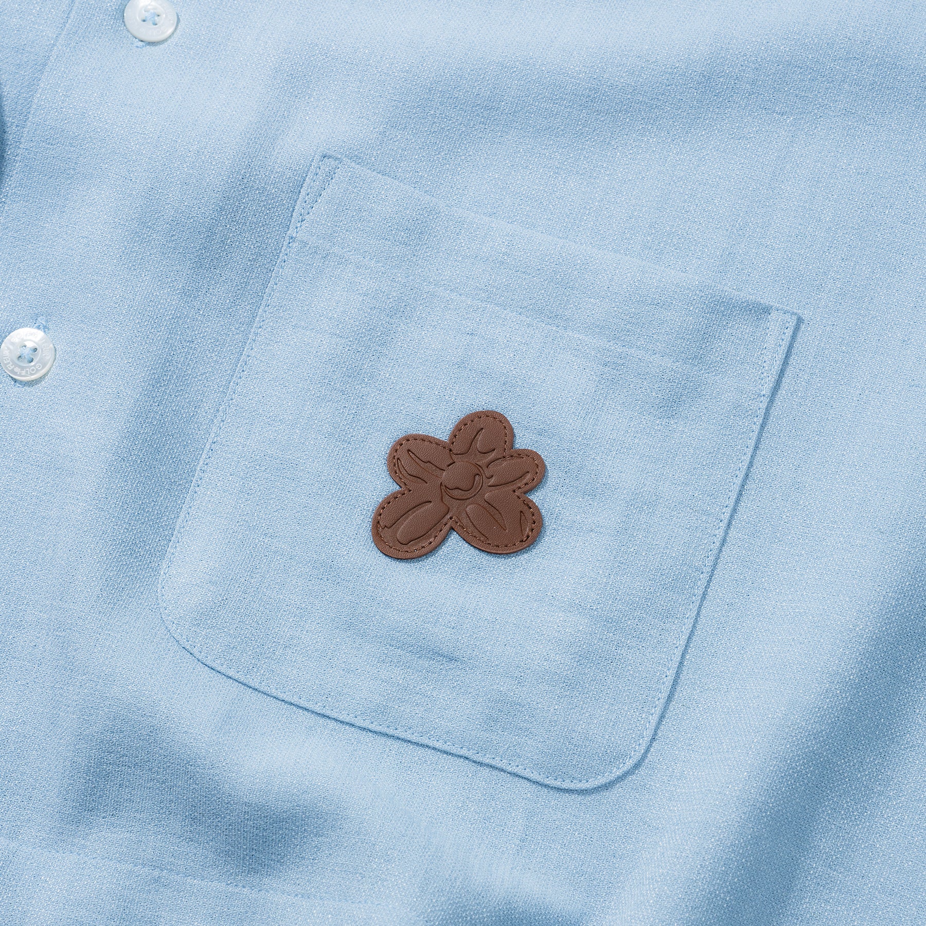 Potato Sack Shirt Blue