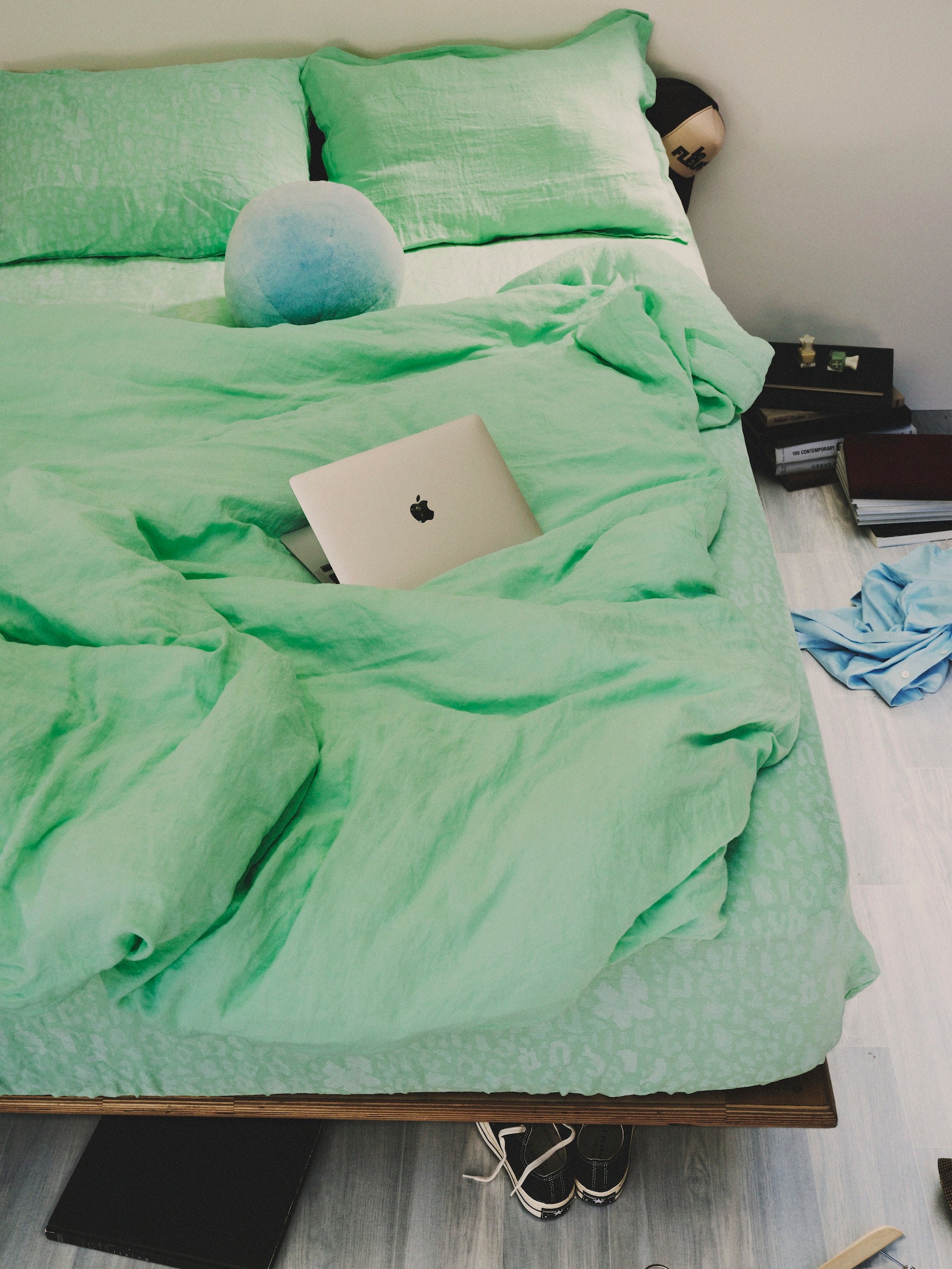 Linen Sham Set Jade