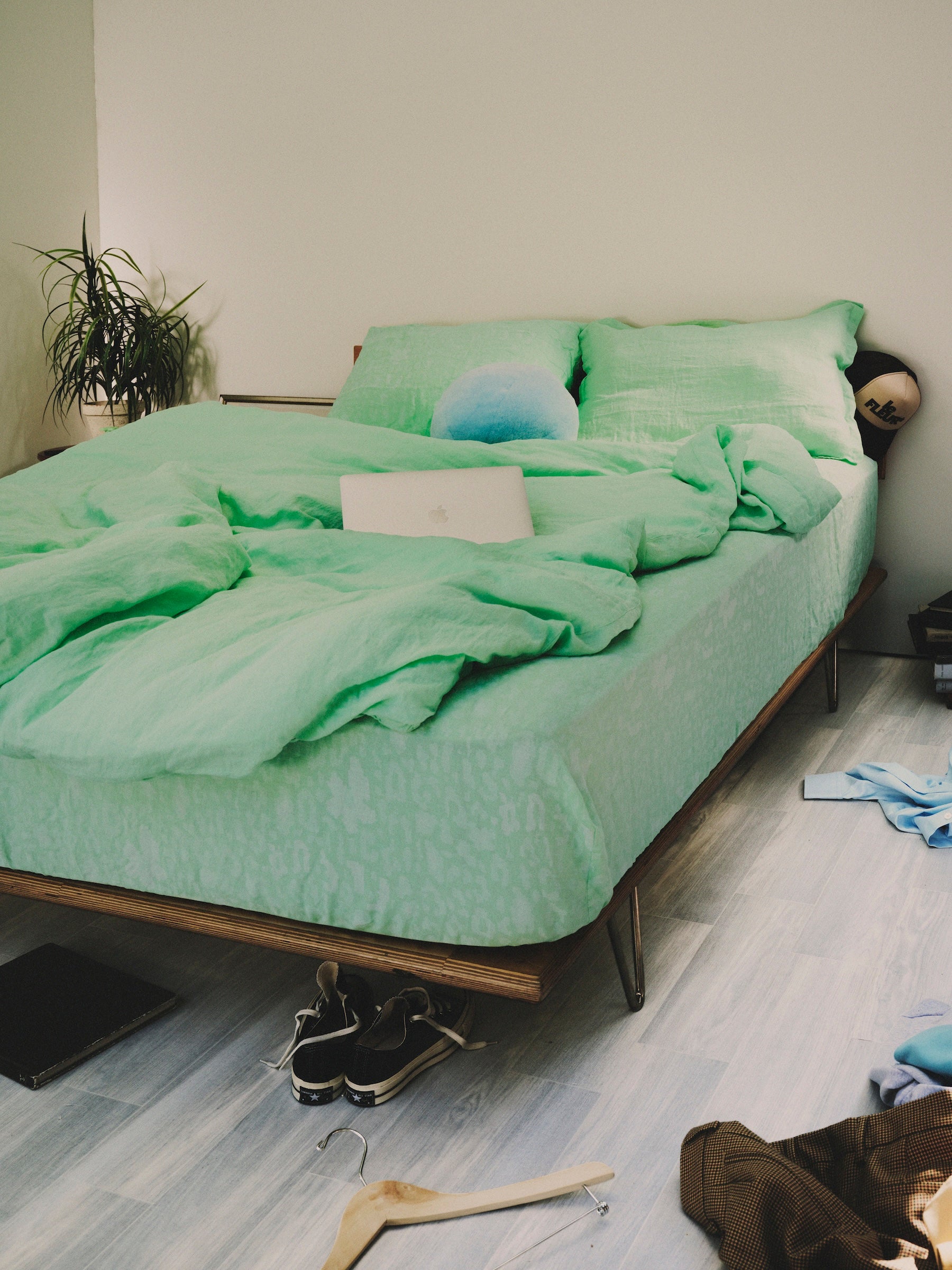 Linen Sham Set Jade