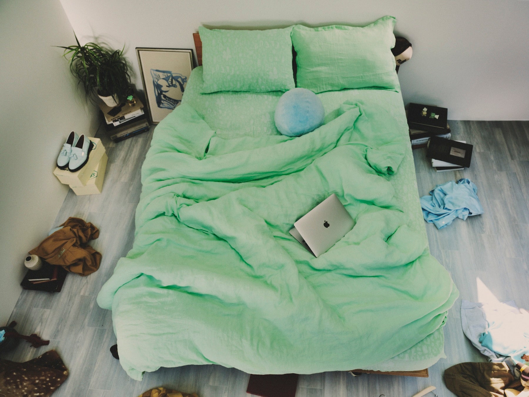 Linen Sham Set Jade