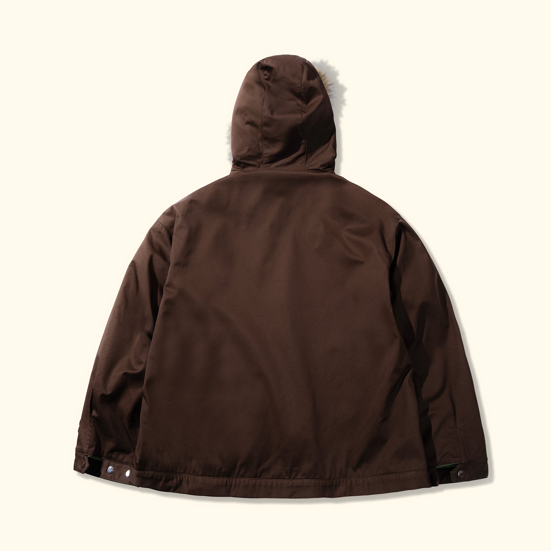 Reversible Fur Hooded Jacket