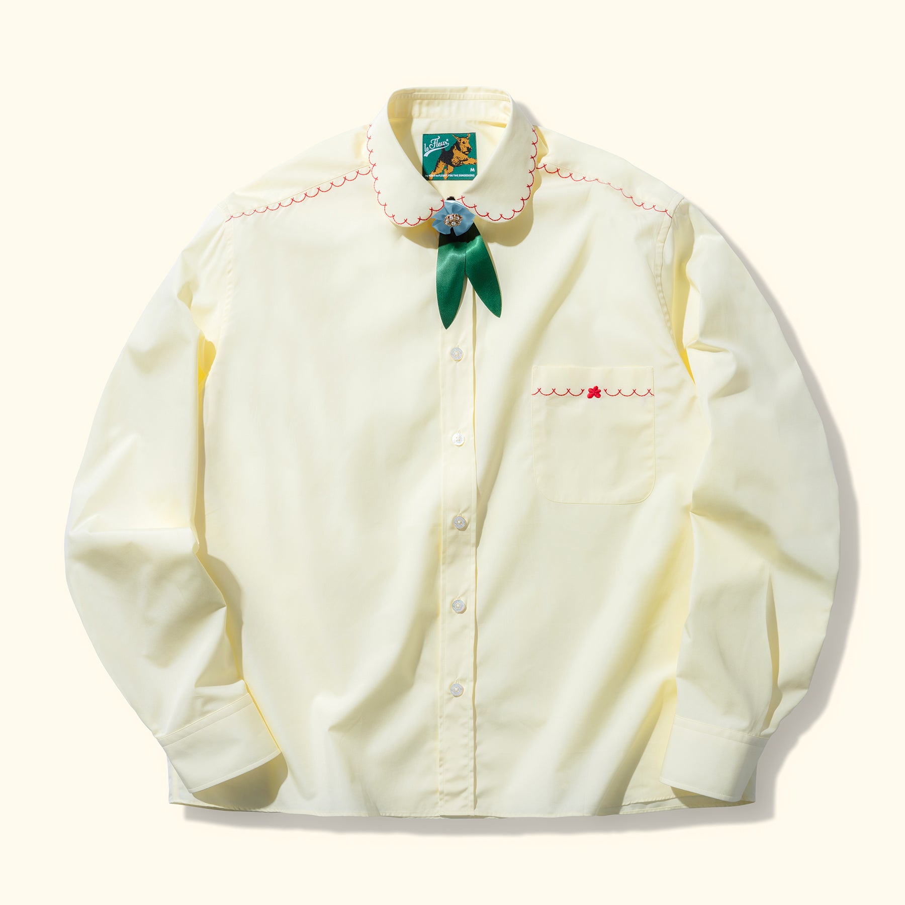 Daisy Long-Sleeve Shirt Cream