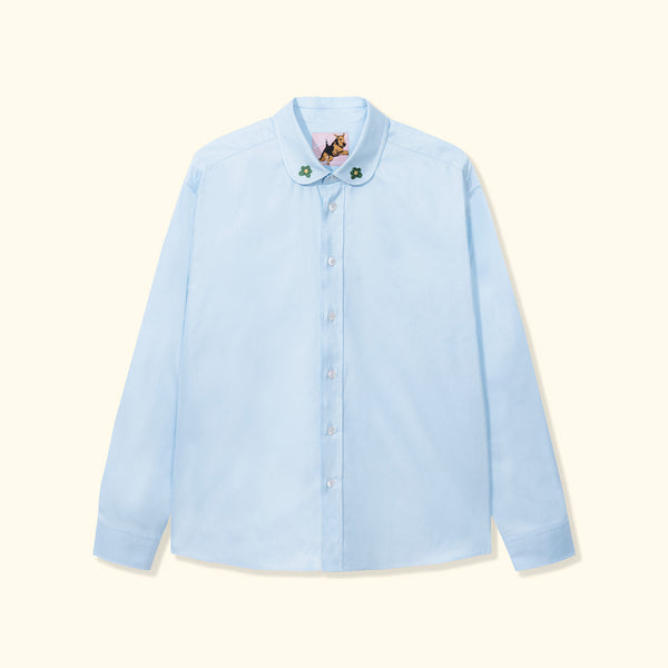 round collar dress shirt Based on an original St James Penny Collar Men's Round Collar P.O Shirt