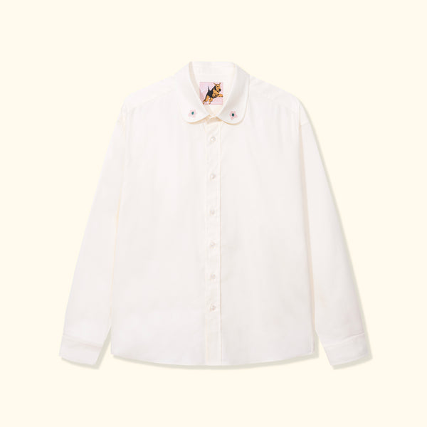 トップス GOLF LE FLEUR EMBROIDERED CLUB COLLAR GOLF LE FLEUR EMBROIDERED CLUB COLLAR