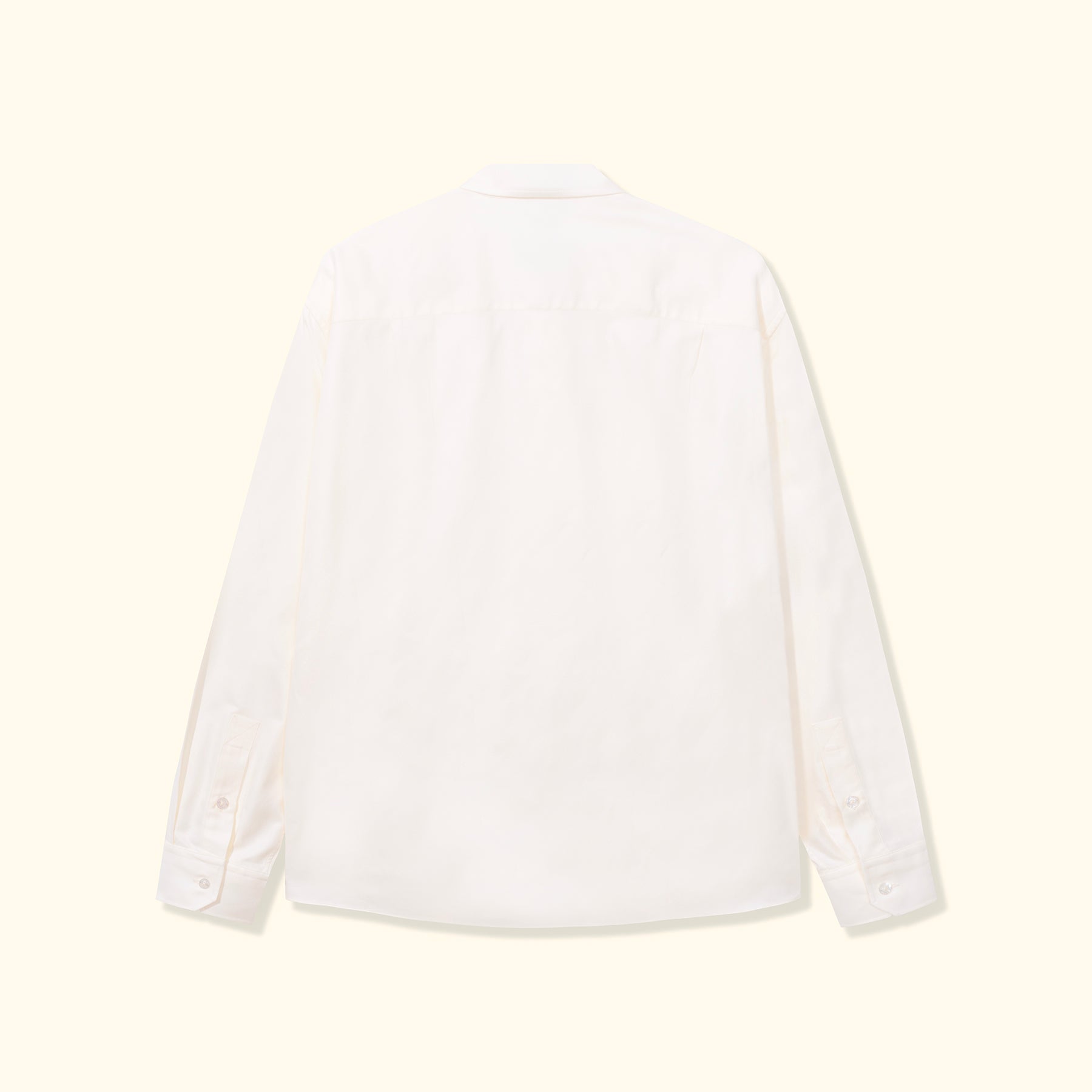 トップス GOLF LE FLEUR EMBROIDERED CLUB COLLAR Round Collar Long-Sleeve Ivory – GOLF le FLEUR*
