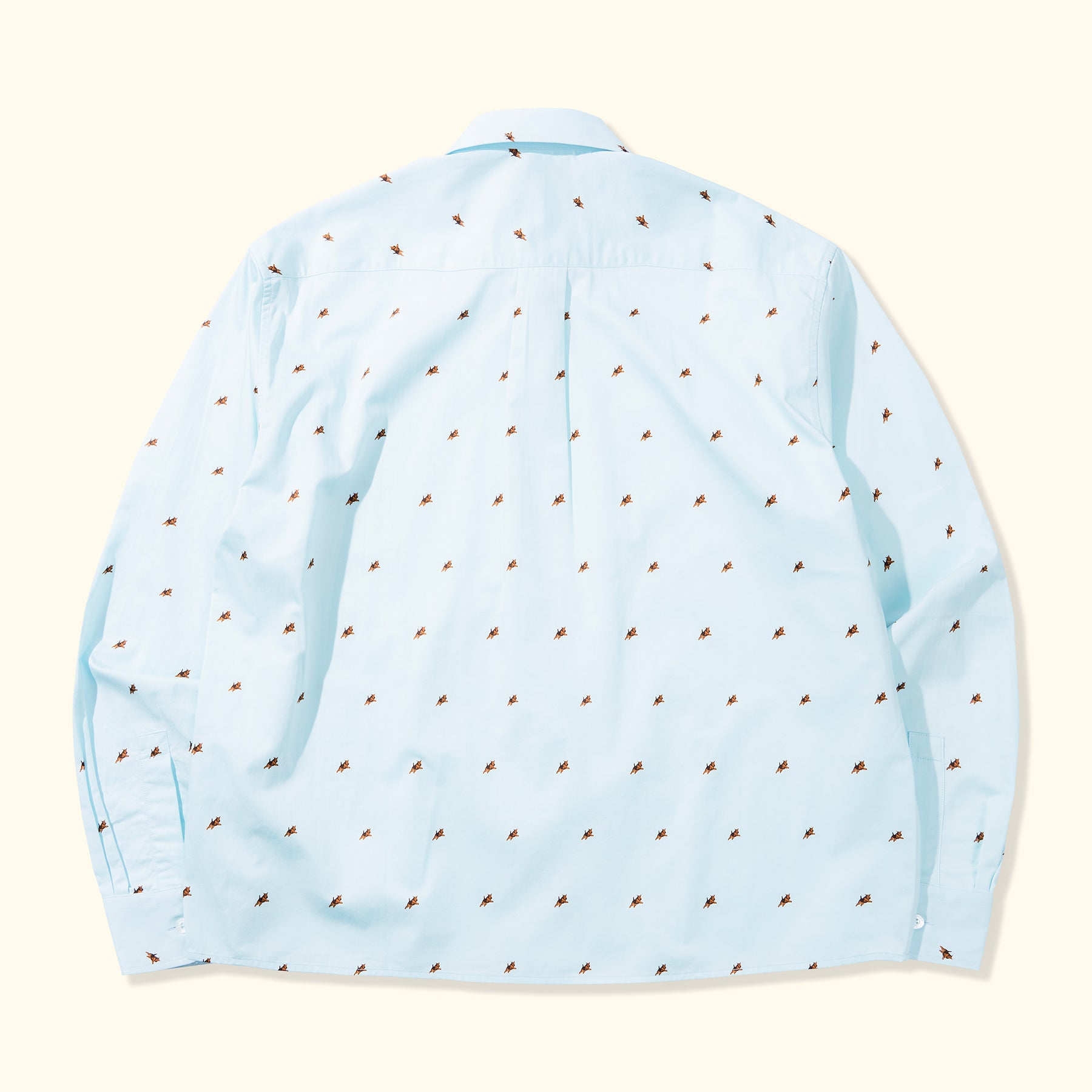Round Collar Long-Sleeve Blue Darryl