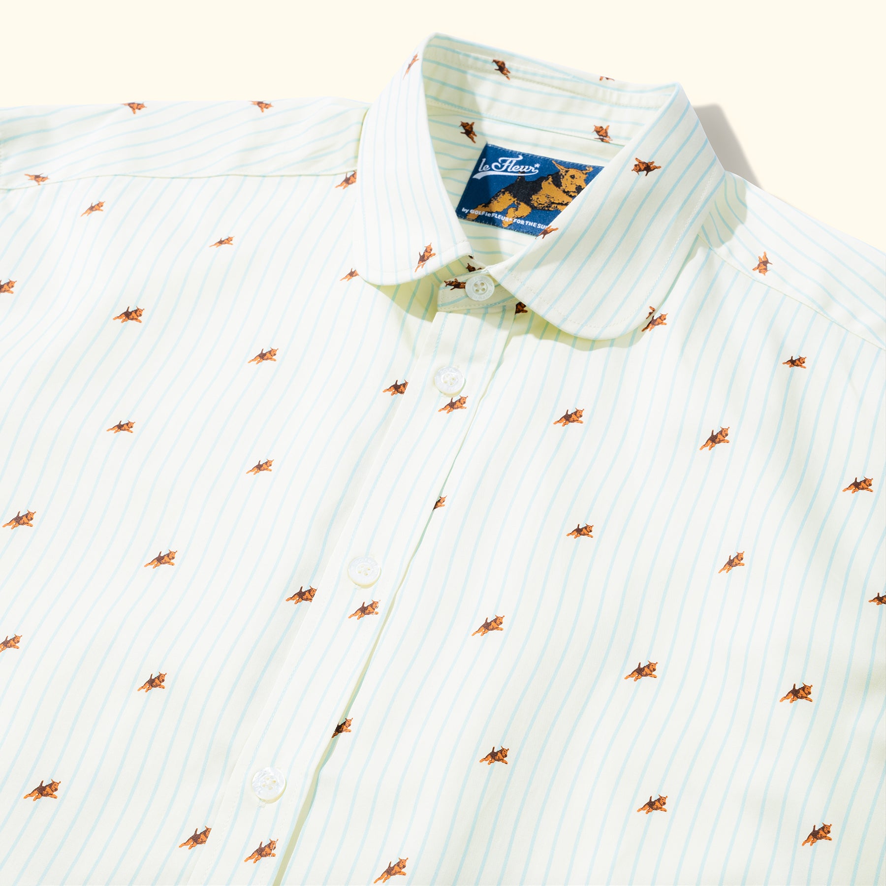 Round Collar Long-Sleeve Stripe Darryl