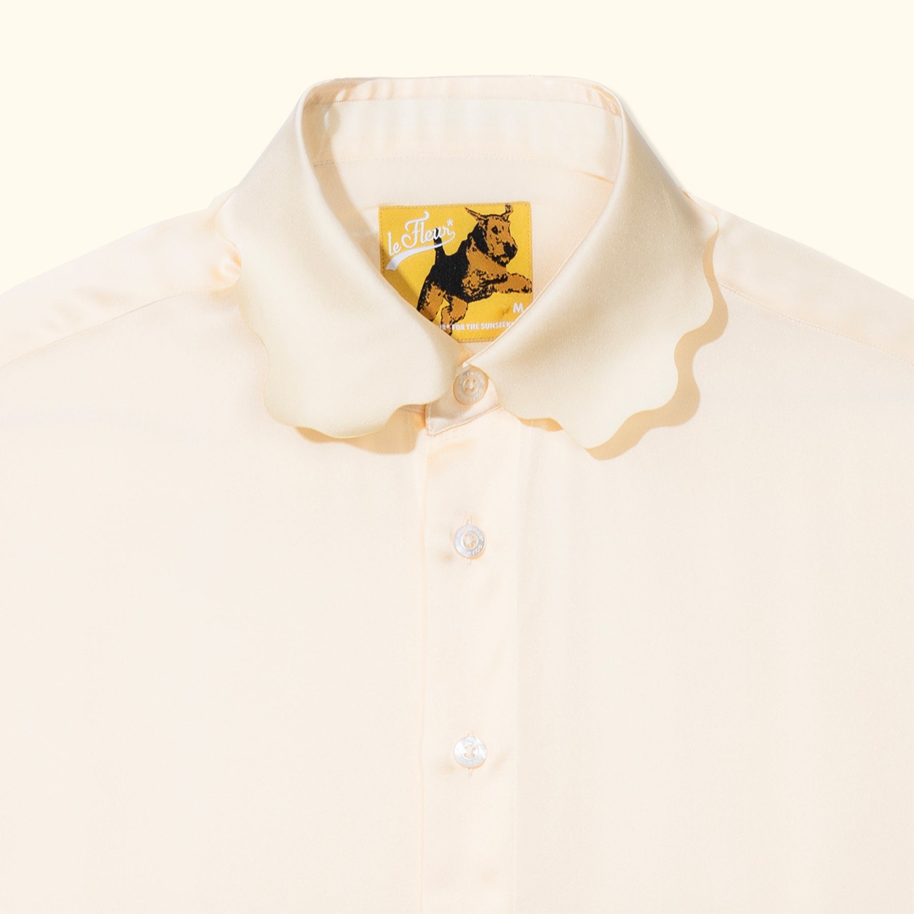 Satin Long-Sleeve Cream – GOLF le FLEUR*