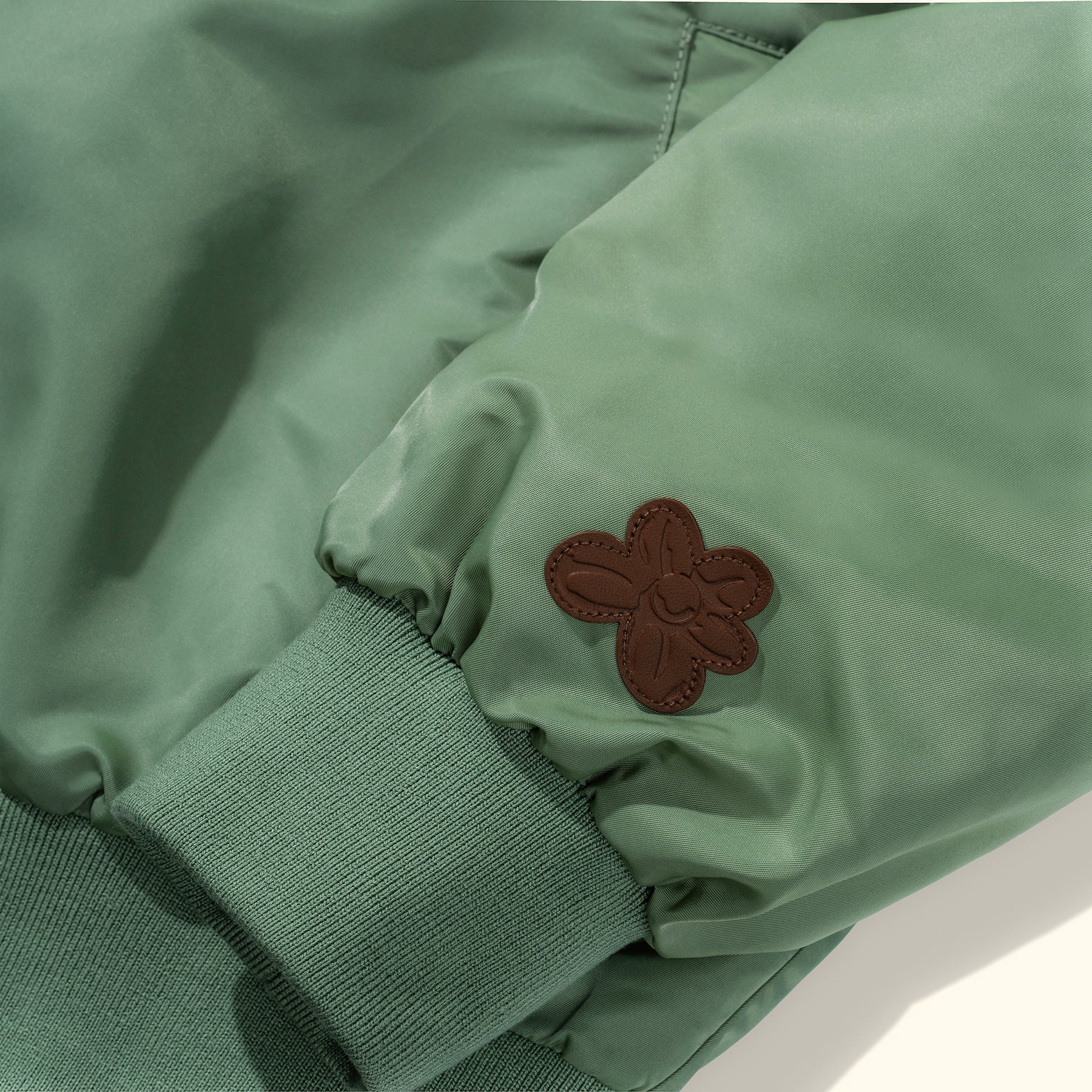 Sherpa Collar Bomber Green