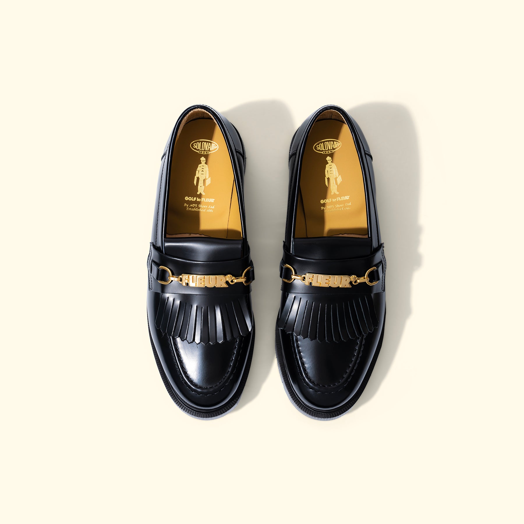 Chain Loafers Black