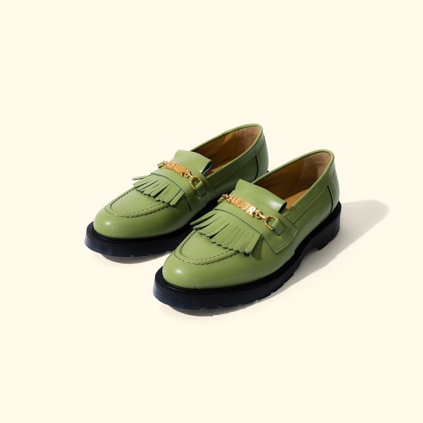 Chain Loafers Green
