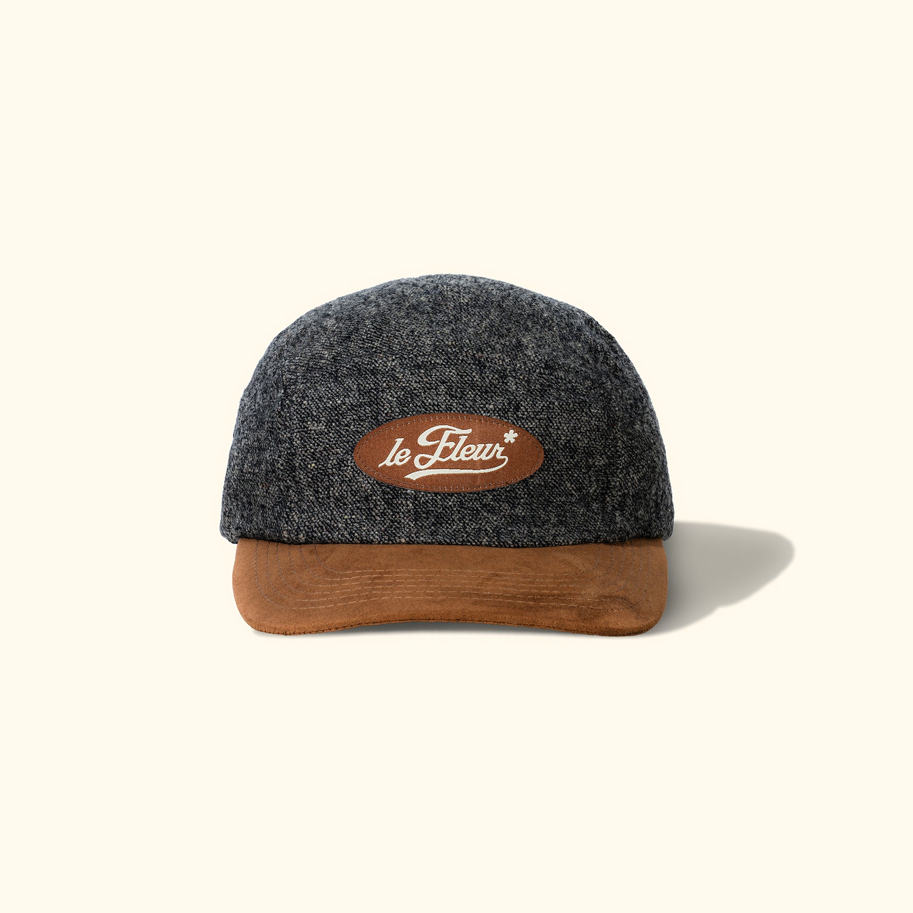 Speckled Wool Camp Hat Black
