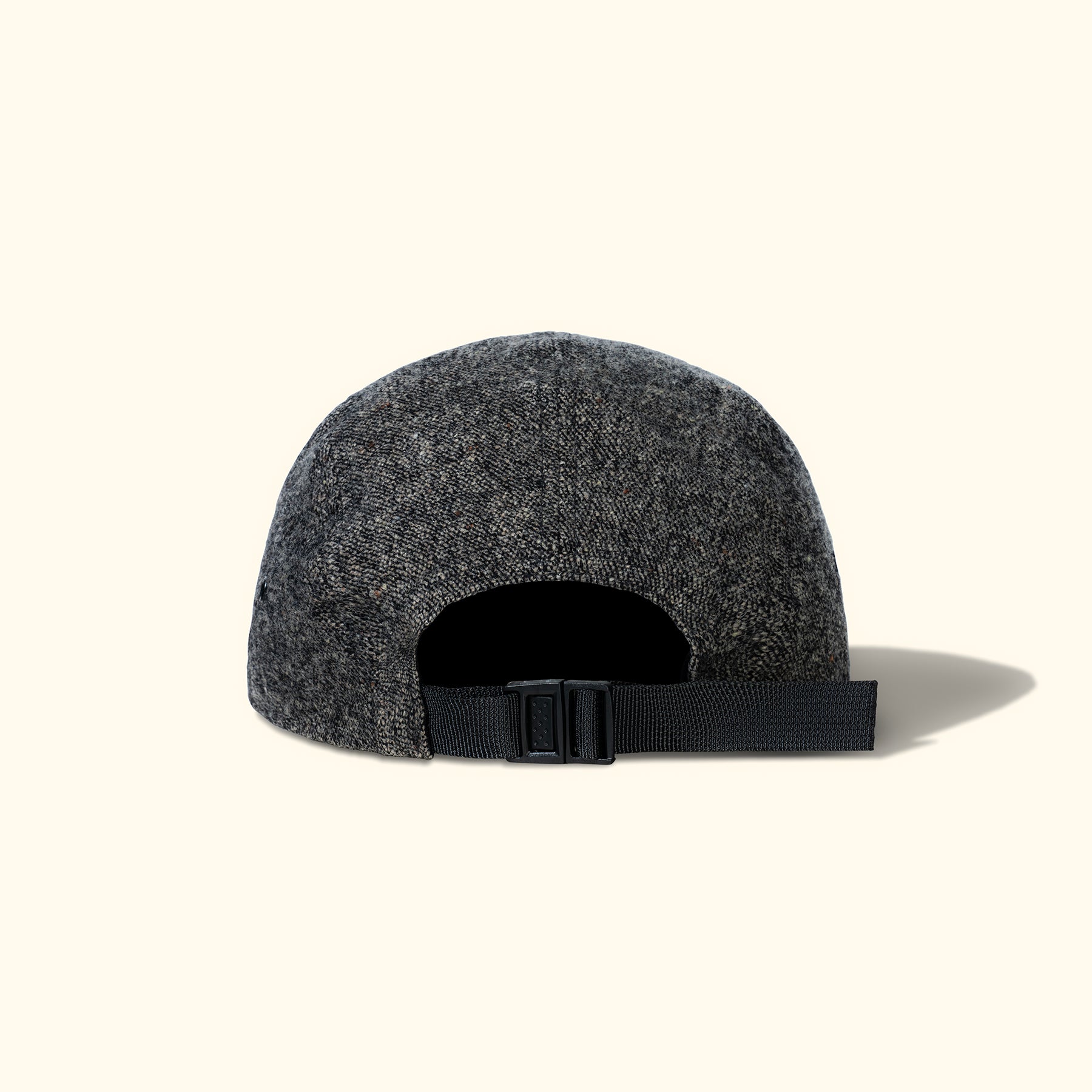 Speckled Wool Camp Hat Black