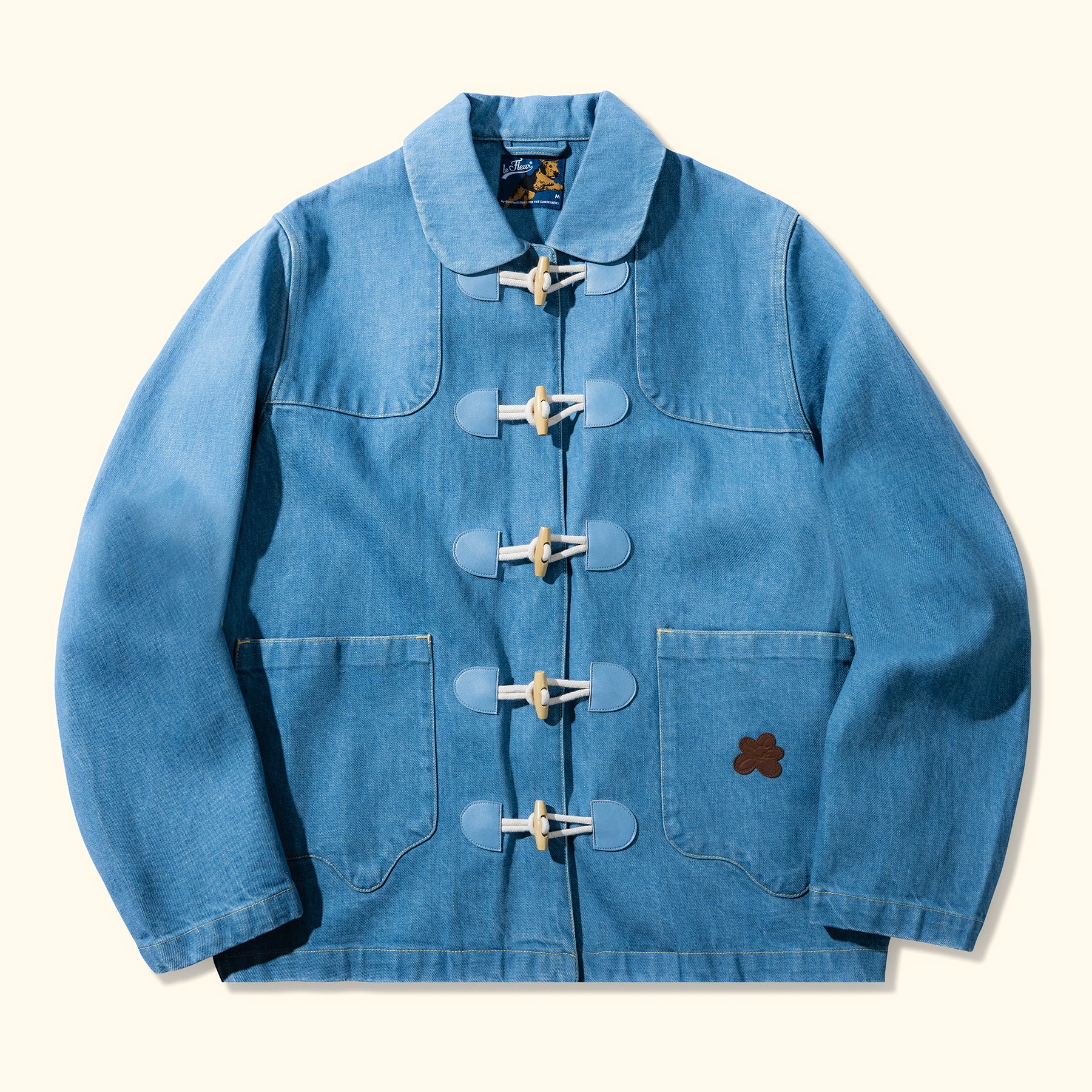 Toggle Jacket Blue Denim