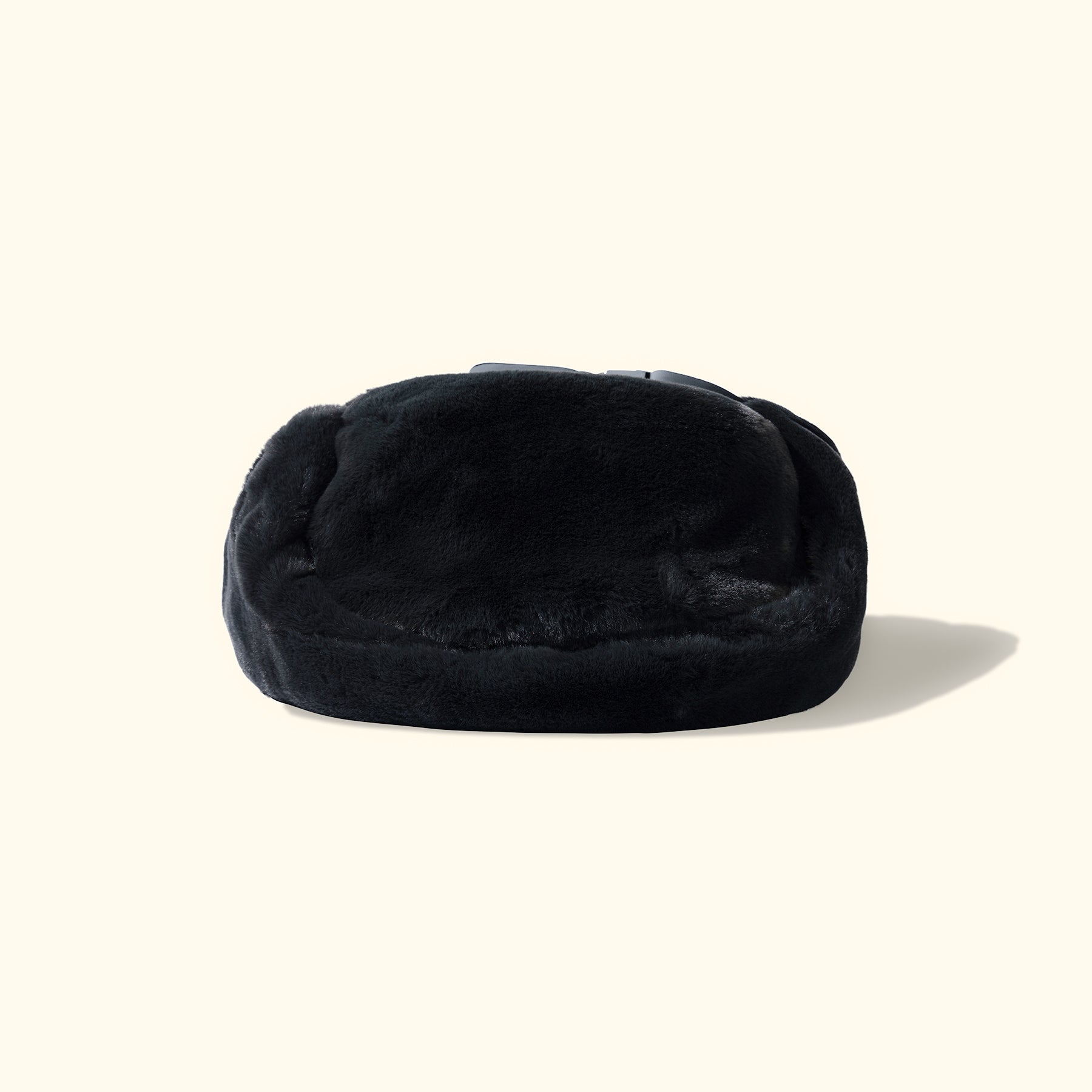 Fur Ushanka Hat Black