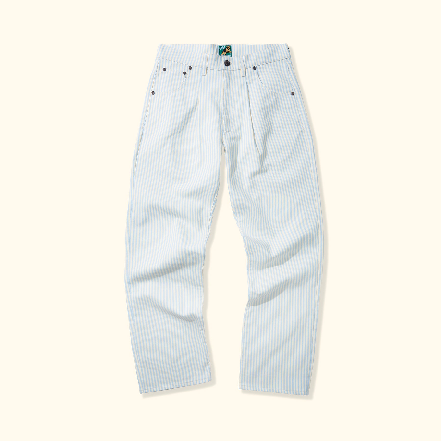 Wavy Pocket Jeans Hickory Stripe