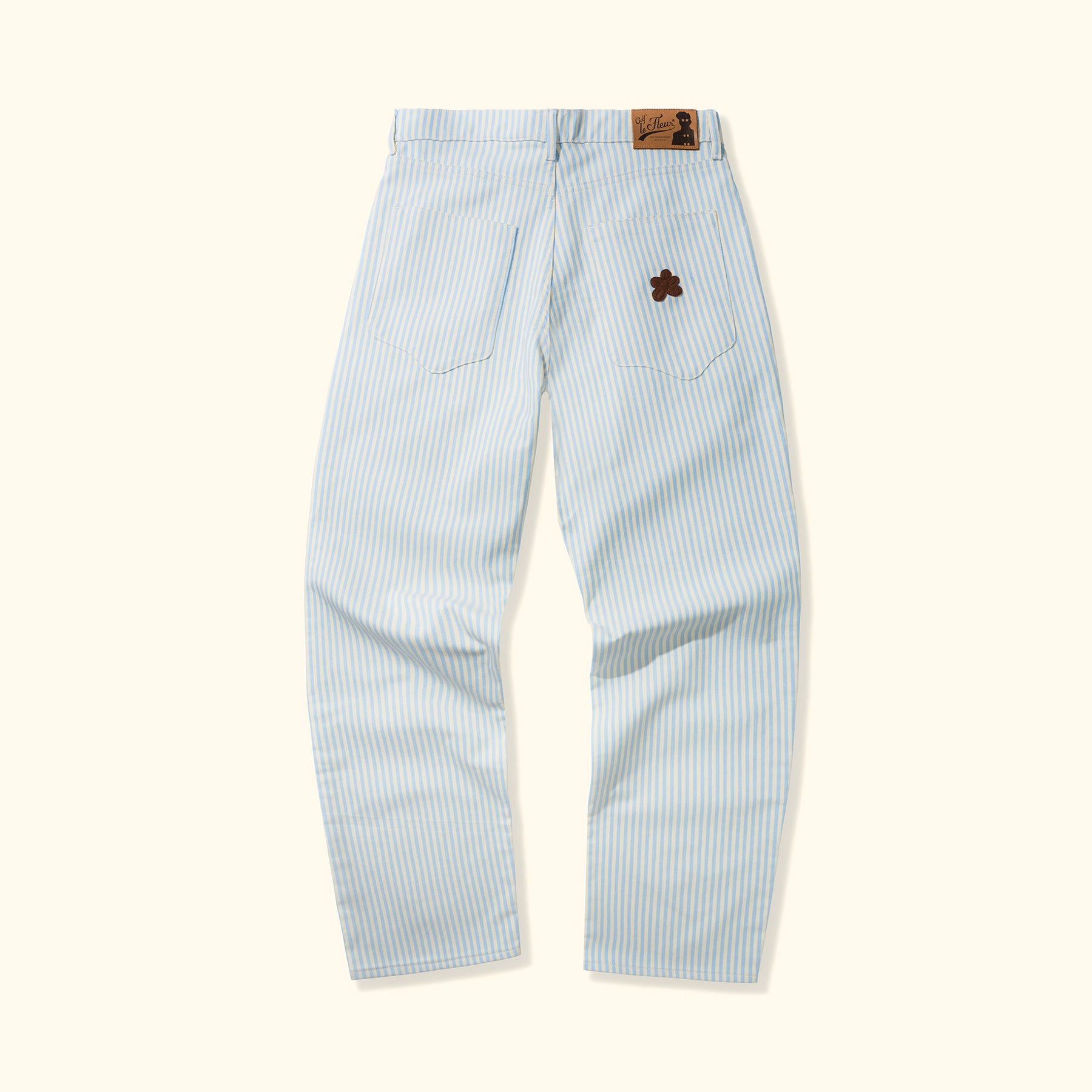 Wavy Pocket Jeans Hickory Stripe