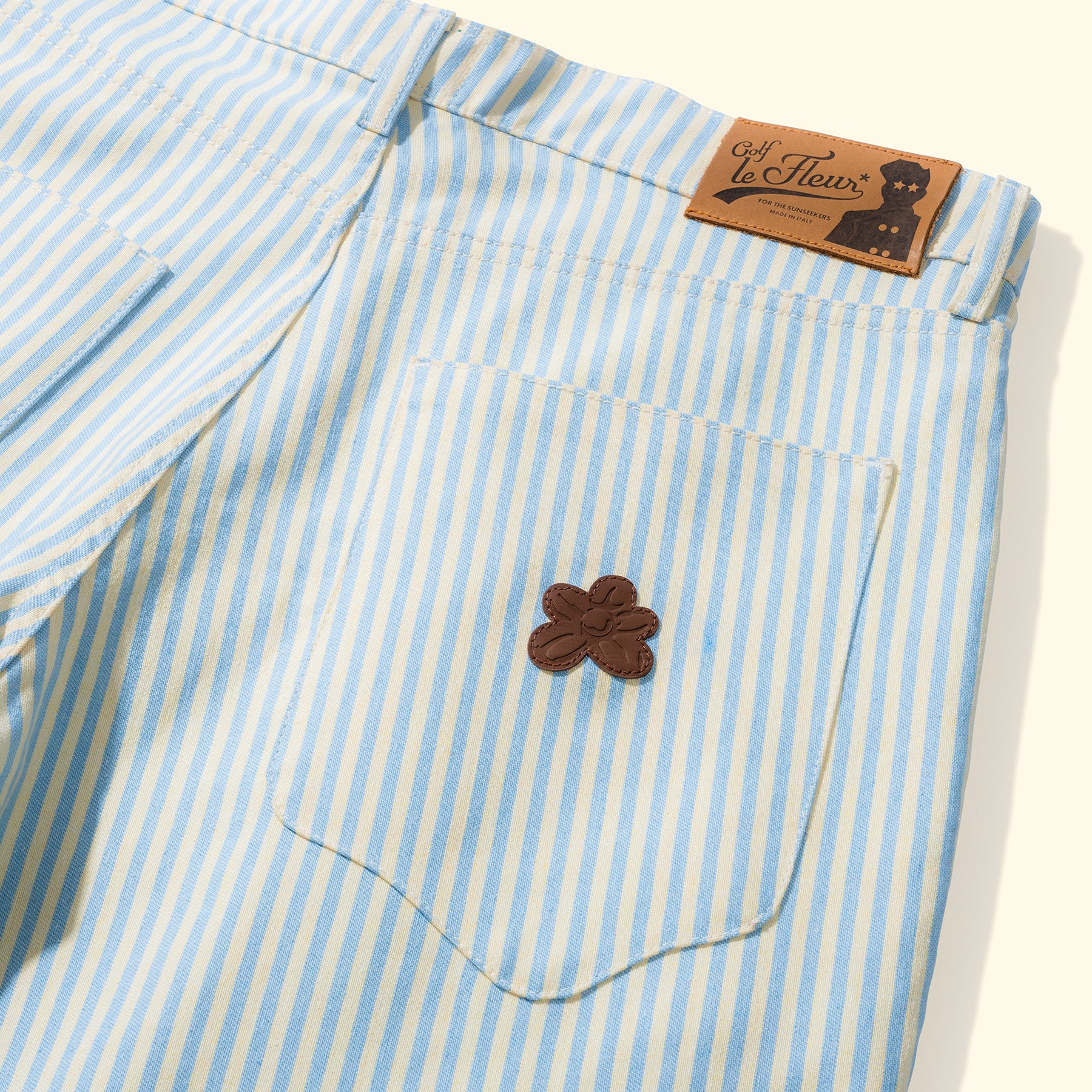 Wavy Pocket Jeans Hickory Stripe