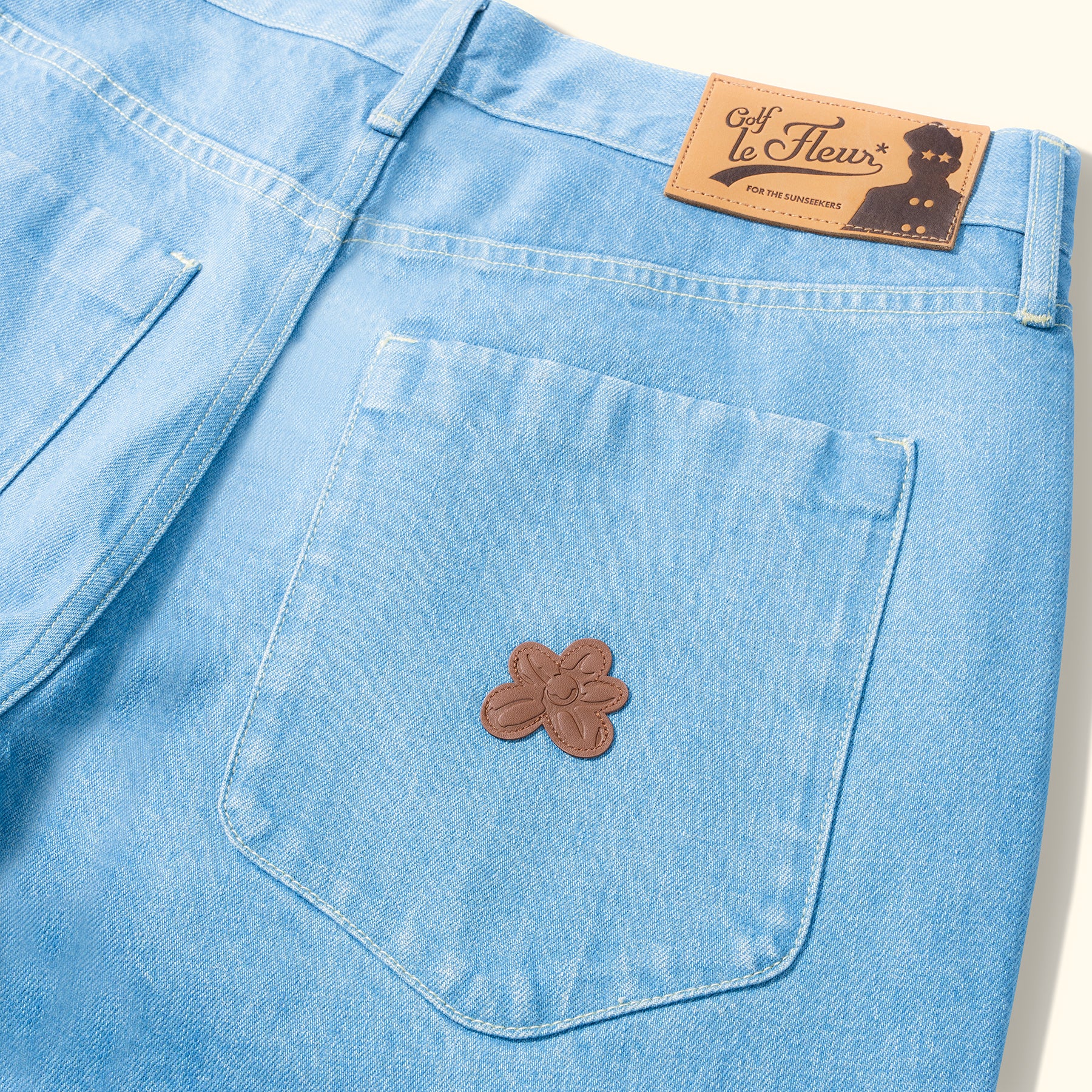 Wavy Pocket Jeans Blue Denim – GOLF le FLEUR*