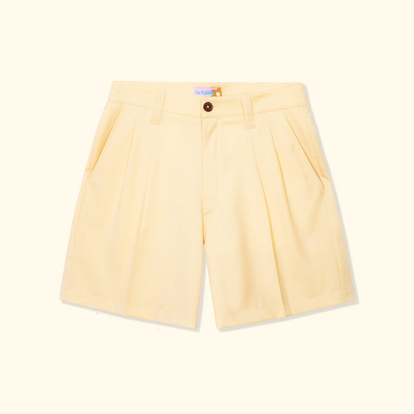 Double Pleated Shorts Cream – GOLF le FLEUR*