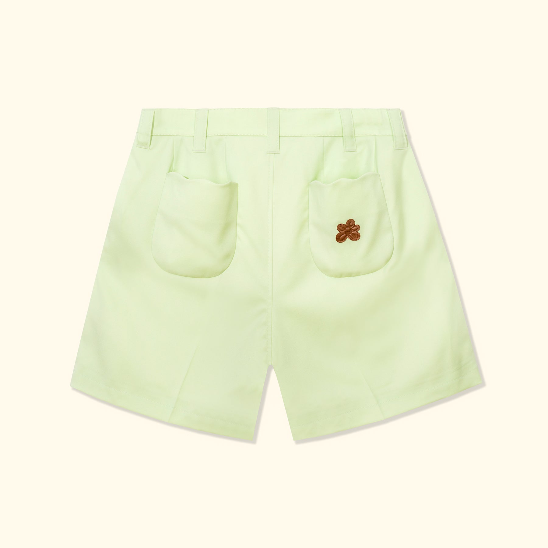 Double Pleated Shorts Mint
