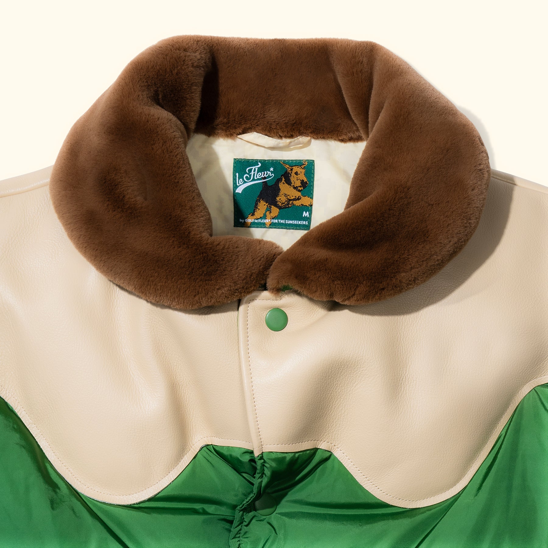 Leather Puffer Vest