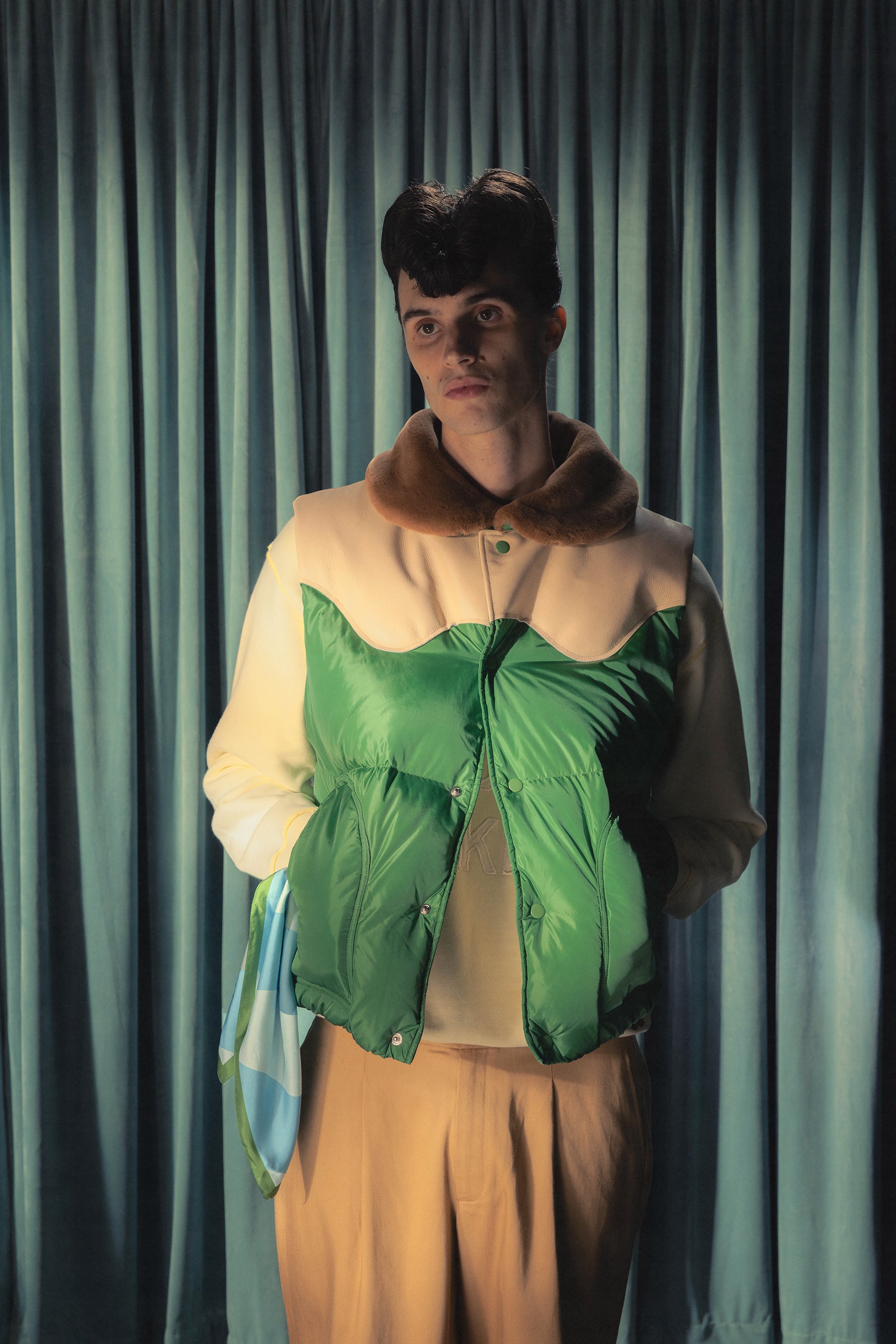 Leather Puffer Vest – GOLF le FLEUR*