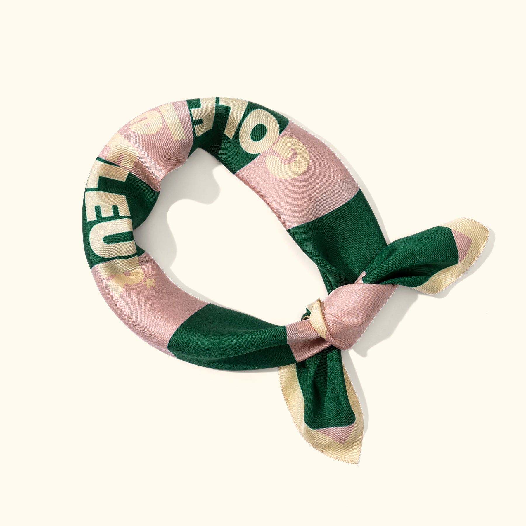 Wavy Stripe Silk Scarf Pink – GOLF le FLEUR*