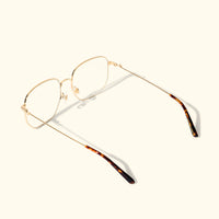 Wireframe Eyeglasses Brown Tortoise