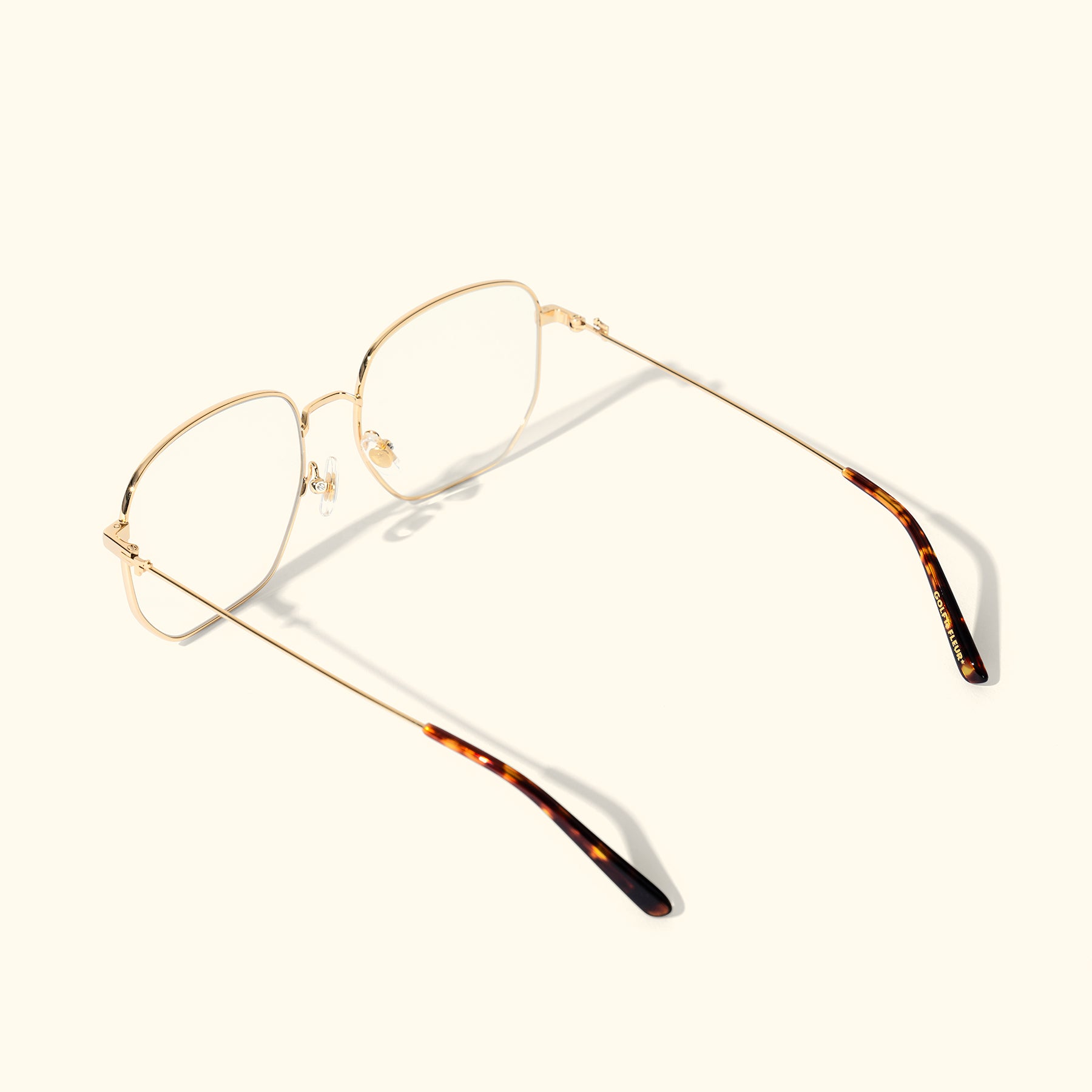 Wireframe Eyeglasses Brown Tortoise