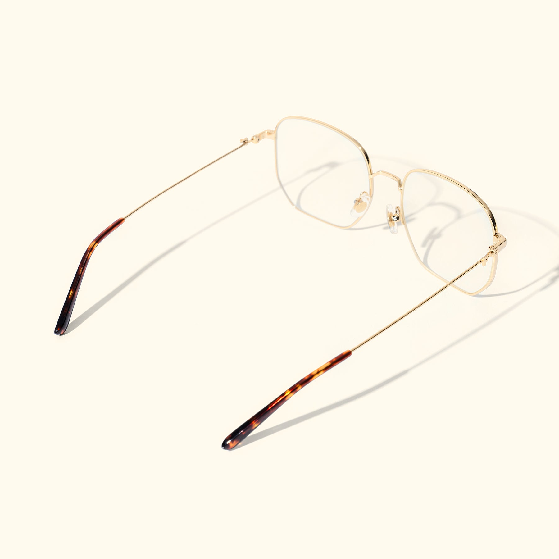 Wireframe Eyeglasses Brown Tortoise