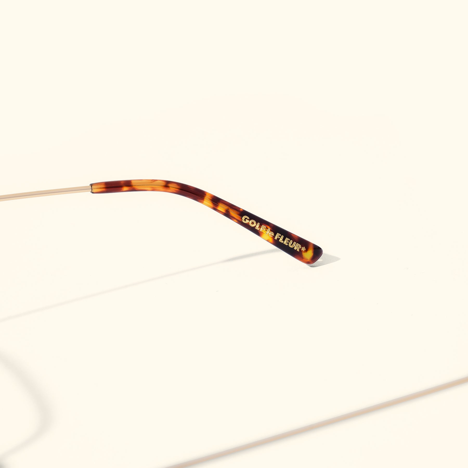 Wireframe Eyeglasses Brown Tortoise
