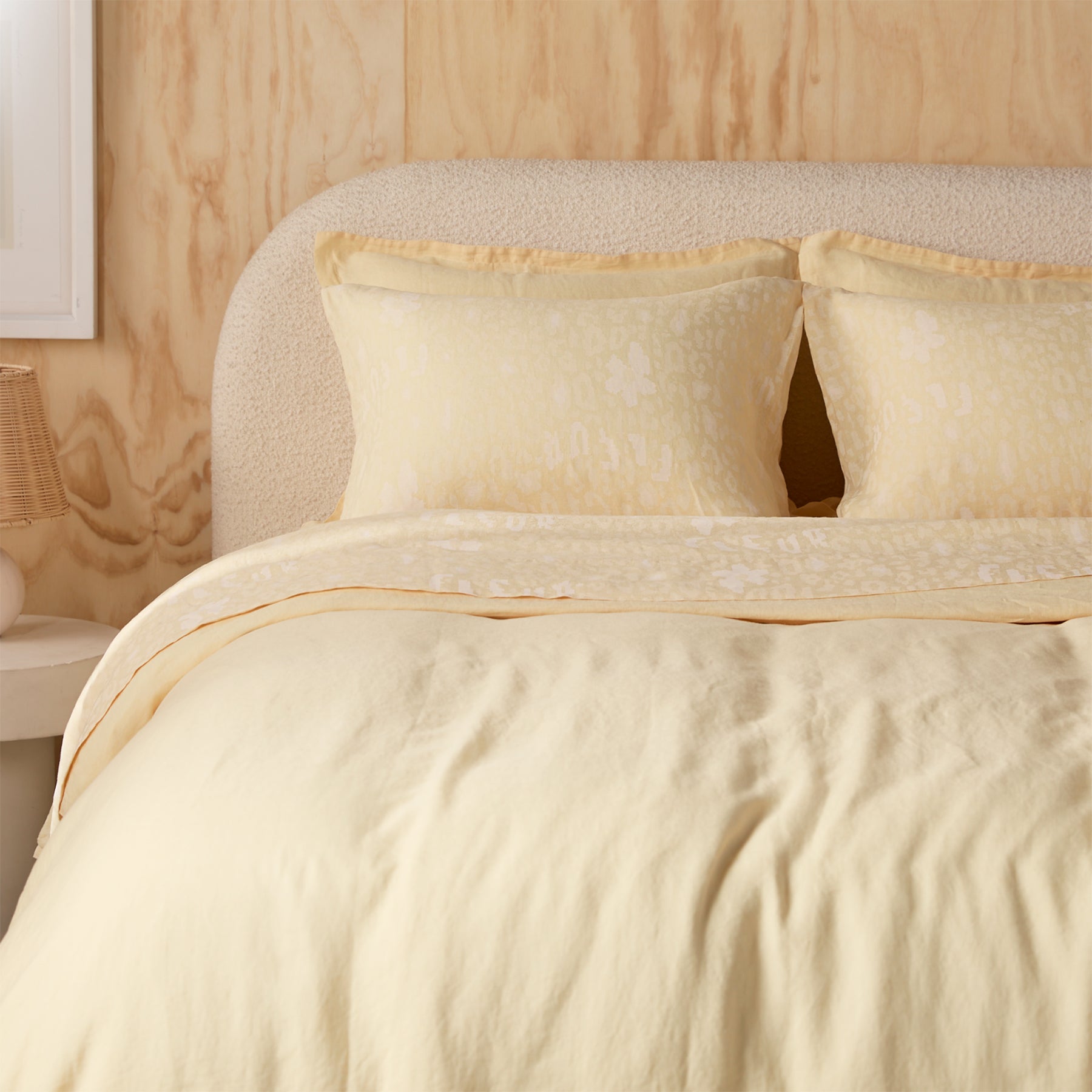 Linen Duvet Cover Blonde