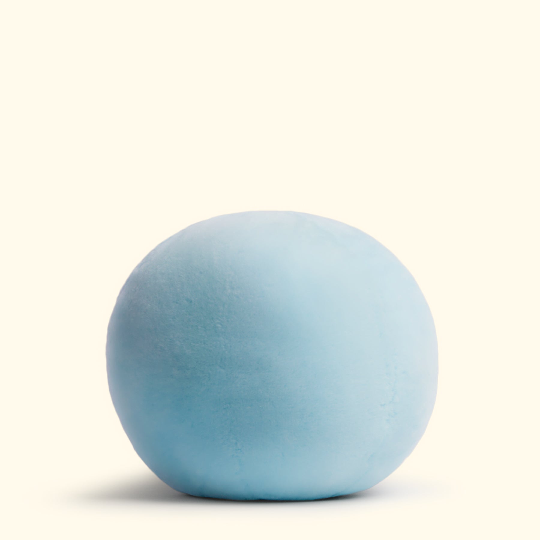 Shearling Sphere Pillow Geneva Blue