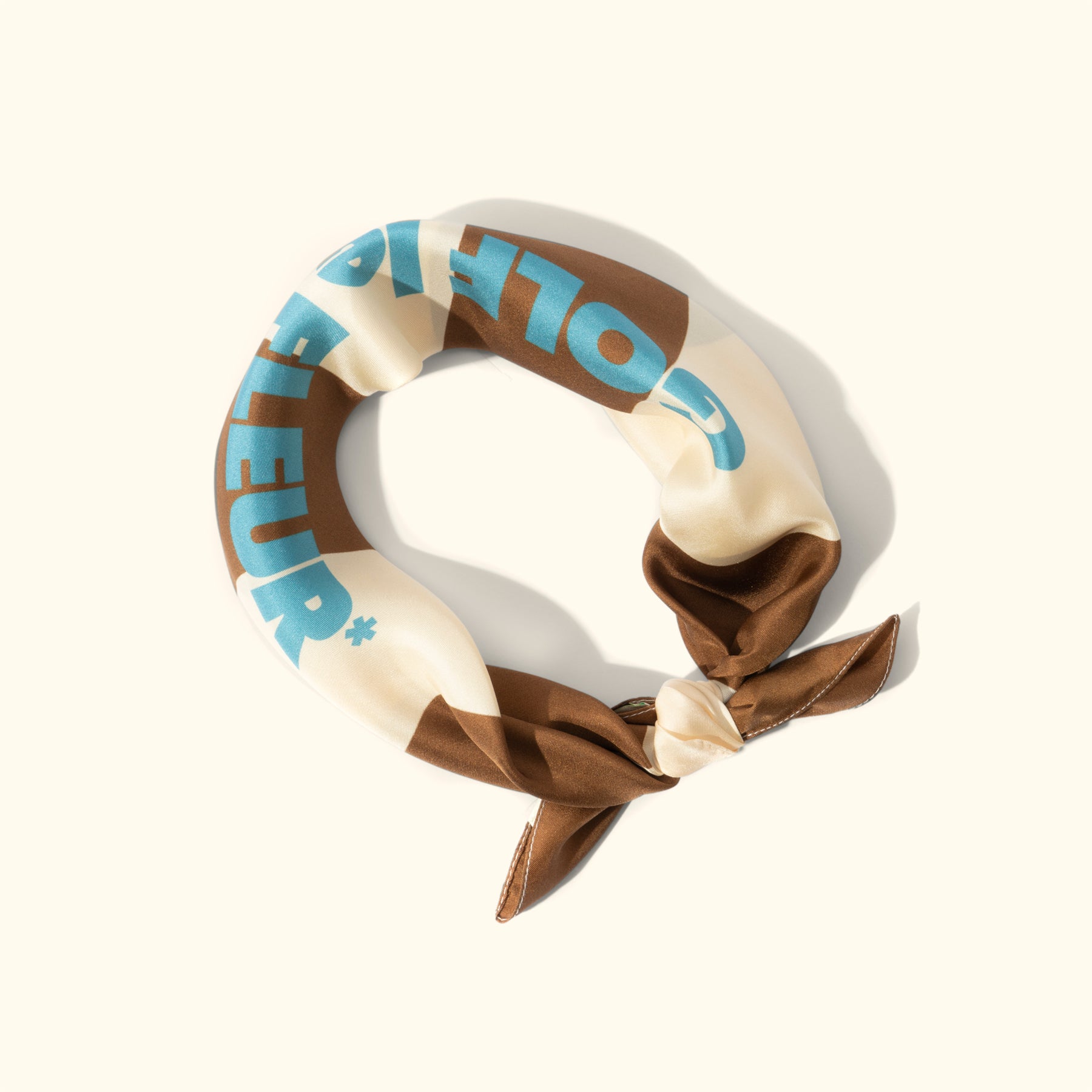 Wavy Stripe Silk Scarf — image 1 of 2