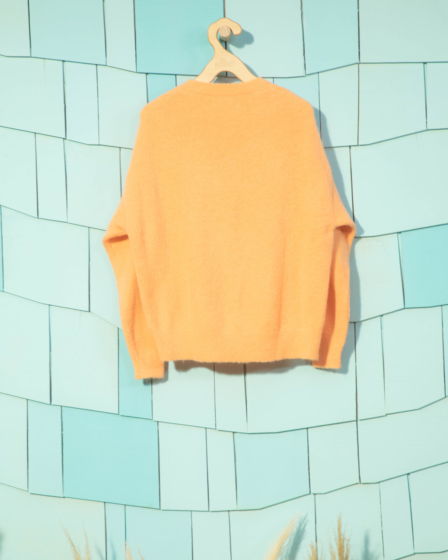 Mohair Cardigan Orange — image 3 of 5